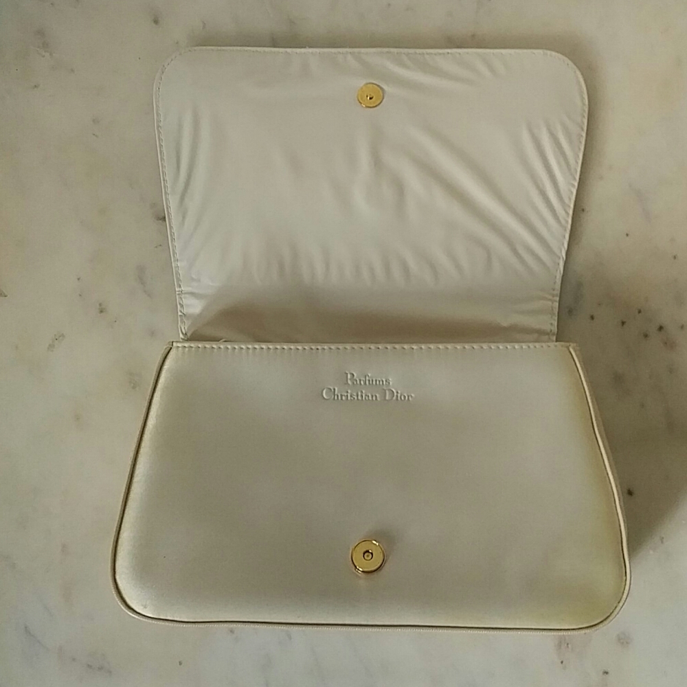 Dior Galliano era vintage Iridescent White Cosmetic Bag - Picture 6 of 8
